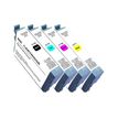 3584770723576-Cartouche compatible Epson T0715 Guépard - pack de 4 - noir, jaune, cyan, magenta - Uprint-Angle gauche-1