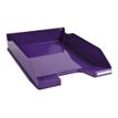 9002493110946-Exacompta COMBO Glossy - 6 Corbeilles à courrier violet-Angle gauche-1