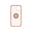 0840104285336-OtterBox Otter  - coque de protection pour iPhone 13 - transparent avec contour orange-Avant-0