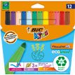 3086123249257-BIC Kids Visacolor XL - 12 Feutres - pointe large - couleurs assorties--0