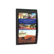 3660141133370-Présentoir mural Quick Fit pour documents 24 x 32 cm paysage - 4 compartiments - noir/trans-Angle droit-0