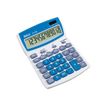 0400008012126-Calculatrice de bureau Ibico 212X - 12 chiffres - alimentation batterie et solaire-Angle gauche-0