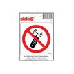 40318462-Pickup - Pictogramme - Utilisation des téléphones portables interdite - 100 x 100 mm-Avant-0