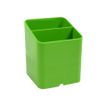 9002493099517-Exacompta Pen-Cube - Pot à crayons vert pomme-Angle gauche-2