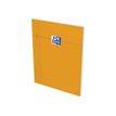 3020121062883-Oxford - Bloc notes - A4 - 160 pages - grands carreaux - perforé - orange-Angle droit-2