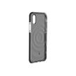 3571211374619-Force Case Urban - Coque de protection pour iPhone X/XS - transparent/gris foncé-Angle gauche-1