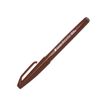 4902506287090-Pentel - Feutre pinceau à pointe souple - marron-Angle gauche-1