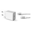 3571211496175-Force Power Lite - Chargeur secteur pour smartphone - 20W - Power Delivery + Cable Renforcé - USB C/Lightn-Multi-angle-0