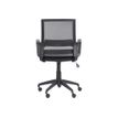 3760185020817-Fauteuil de bureau LIBERTY 01 - accoudoirs fixes - sans appui-tête - noir-Arrière-3