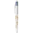 3086123650183-BIC 4 Couleurs Marble Style - Stylo à bille 4 couleurs + 2 corps--1