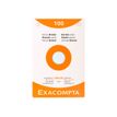 3130630136521-Exacompta - Pack de 100 Fiches bristol - 10 x 15 cm - petits carreaux - couleurs assorties-Avant-1