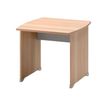 3483600784346-Bureau JAZZ+ - 80 cm - Pieds panneaux - Hêtre ambré-Angle droit-0