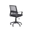 3760185020824-Fauteuil de bureau LIBERTY 01 - accoudoirs fixes - sans appui-tête - noir et gris-Arrière-2