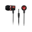 5291485002886-CANYON Kit main libre - Ecouteurs filaire avec micro - intra-auriculaire - noir/rouge -Avant-0