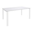 0404000120629-Bureau simple IRIS - L120 cm - Plan de départ - Pieds blanc - plateau Blanc perle--0