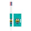 3086123744837-BIC 4 Couleurs - Stylo à bille 4 couleurs Minions 2 - 1 mm - pointe moyenne Bic--0