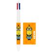 3086123744844-BIC 4 Couleurs - Stylo à bille 4 couleurs Minions 3 - 1 mm - pointe moyenne Bic--0