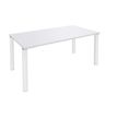 3253310163676-Bureau droit EXPRIM - L120 cm - Plateau Blanc perle - Pieds blanc--0