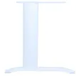 2012348122779-Bureau droit IDRA - L160 cm - Pieds blanc - plateau imitation Erable--2