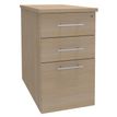 0404000124344-Caisson bout de bureau IRIS - L43 x P80 cm - imitation Chêne clair--0