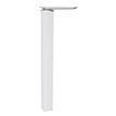 3253310164659-Bureau Vague EXPRIM - L140 cm - Retour droite - Plateau imitation Erable - Pieds blanc--2