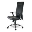 3660916025695-Fauteuil de bureau RACER DIRECTION - accoudoirs réglables - cuir noir--1