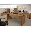 3483600174598-Bureau bois SLIVER - 190 cm - Pieds métal - Noyer et bronze--7