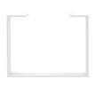 3253310167537-Bureau URBAN Manager - L180 x P100 x H72,5 cm - pieds blanc - plateau imitation chêne clair--2