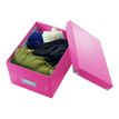 4002432398089-Leitz Click & Store - Boîte de rangement A5 - rose métallisé-Angle droit-1