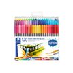 4007817188583-STAEDTLER Design Journey - 120 Feutres double pointe - couleurs assorties-Avant-1