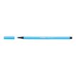 4006381121064-STABILO Pen 68 - Feutre pointe moyenne - bleu fluo-Angle gauche-0