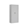 3219095501041-Armoire haute monobloc Class 900 - 180 x 90 x 43 cm - gris-Angle gauche-0