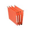 3249440216283-Esselte Dual - 25 Dossiers suspendus pour armoires - fond 15 mm - orange-Angle droit-0