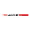 4902505487460-Pilot V BOARD MASTER S - Pack de 10 marqueurs effaçables - pointe extra fine - rouge-Angle gauche-0