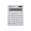 4002390091336-Calculatrice de bureau Maul MXL 12 - 12 chiffres - panneau solaire et pile - blanc-Avant-0