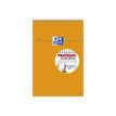 3020121062975-Oxford - Bloc notes - A4 + - 160 pages - petits carreaux - 80G - orange-Avant-0