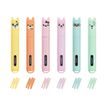 8059174834395-Legami - 6 Mini surligneurs - couleurs pastels assorties-Avant-1