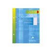 3329680135107-Clairefontaine - feuilles simples 17x22 cm - 200 pages - grands carreaux (Seyes) - perforées-Avant-0