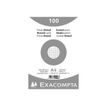 3130631102082-Exacompta - 10 Packs de 100 Fiches Bristol - A5 - petits carreaux - non perforées - blanc-Avant-1