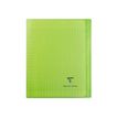 3037929514032-Clairefontaine Koverbook - Cahier polypro 17 x 22 cm - 96 pages - grands carreaux (Seyes) - vert-Avant-0