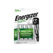 7638900417012-ENERGIZER Power Plus - 4 piles alcalines rechargeables - AA LR06-Avant-1