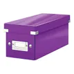 4002432103706-Leitz Click & Store - Boîte de rangement pour CD - violet métallisé-Angle droit-0