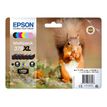 8715946646497-Epson 378XL Ecureuil - pack de 6 - noir, cyan, magenta, jaune, magenta clair, cyan clair - cartouc-Avant-1