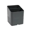 9002493099548-Exacompta Pen-Cube - Pot à crayons gris souris-Angle gauche-1