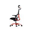 4710483770425-Fauteuil gamer ARGO - accoudoirs réglables - appui-tête intégré - noir/orange-Droite-5