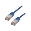 3700224705428-MCL Samar - câble réseau RJ45 CAT 5E F/UTP - 2 m - bleu-Angle droit-0