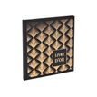 3130630009511-Exacompta Palmyre - Livre d'or 21 x 19 cm - 140 pages - noir-Angle gauche-4