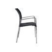 3760185023177-Chaise TOULA - accoudoirs intégrés - noir-Angle droit-1