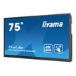 4948570120437-iiyama ProLite TE7504MIS-B3AG - écran LCD 75" - 4K - HDR-Angle droit-1