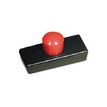 3219912051605-Sign - 5 Aimants bouton - 1.1 x 2.7 cm - rouge-Angle gauche-0